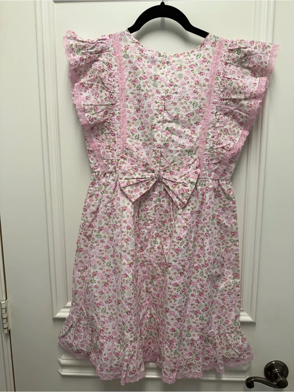 NWT American Girl x LoveShack Fancy Pink Floral Ruffle Sleeve Dress